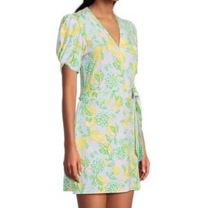 Lilly Pulitzer Sailynn Short-sleeve Romper Dress L